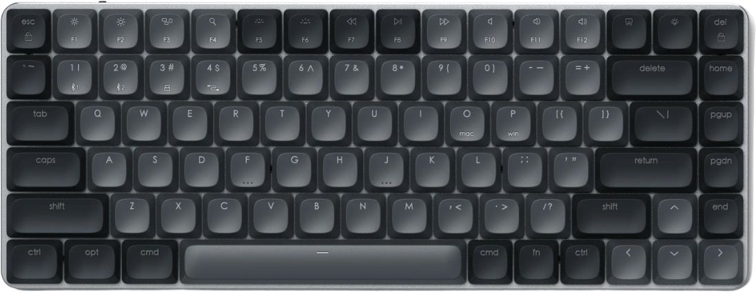 Беспроводная клавиатура Satechi SM1 Slim Mechanical Backlit Bluetooth Keyboard Dark